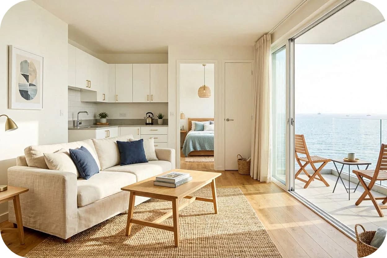Sinop Merkez Deniz Manzaralı Tarihi Dokuya Yakın 1+1 Günlük Kiralık Ev