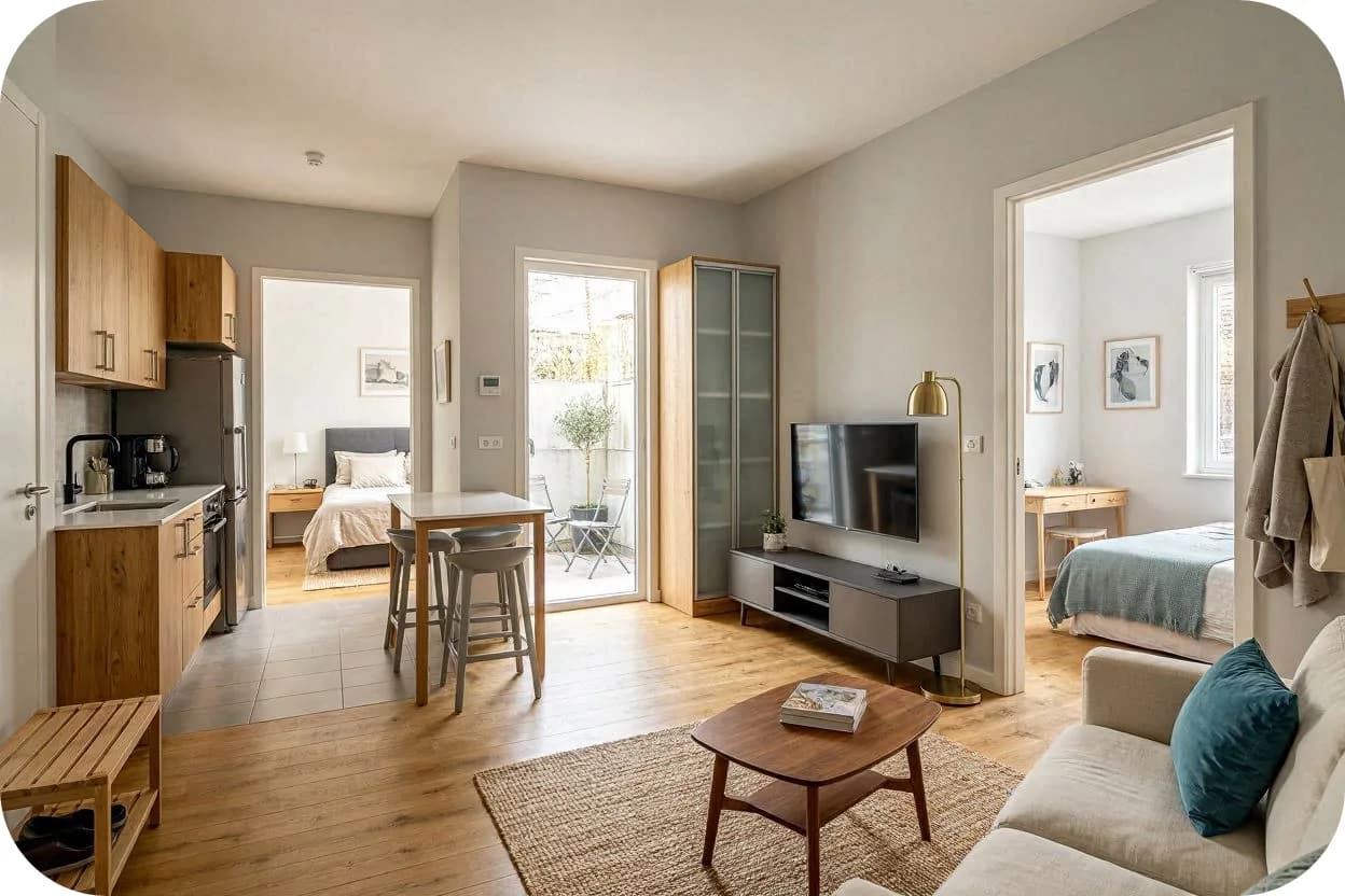 Kayseri Melikgazi Erciyes Manzaralı 2+1 Günlük Kiralık Ev