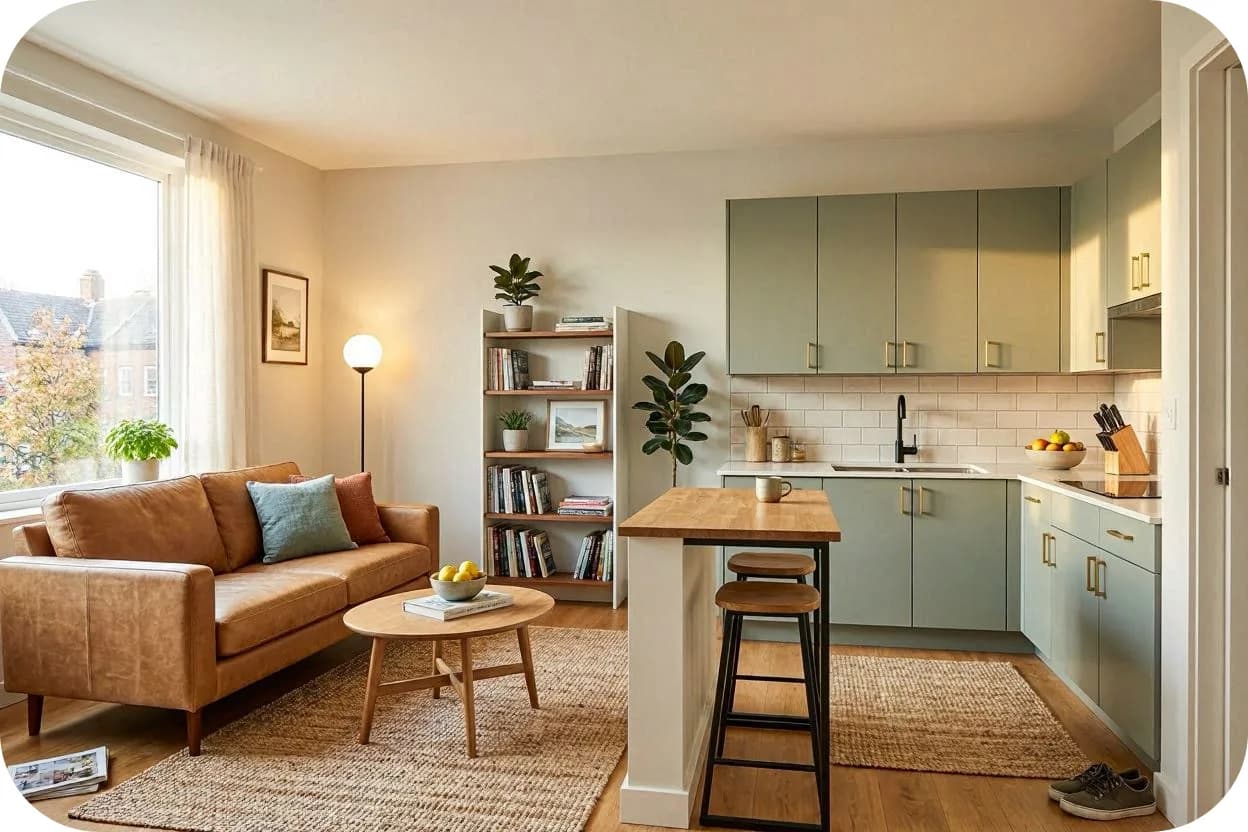 Erzurum Palandöken'de Şehir Manzaralı 1+1 Günlük Kiralık Ev