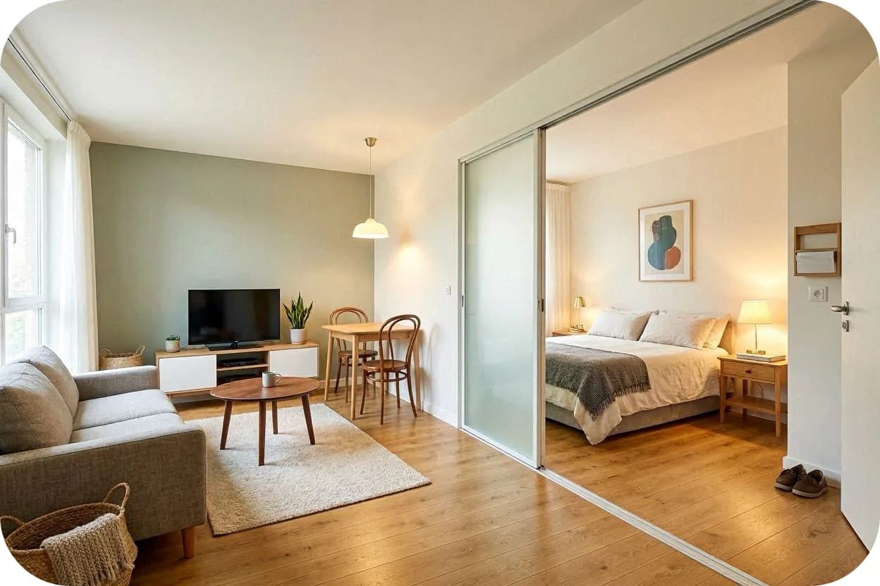 Kırşehir Merkezde 1+1 Modern Günlük Kiralık Ev