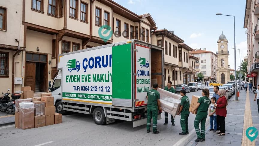 Çorum Evden Eve Nakliyat