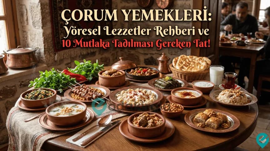 Çorum Yemekleri 2026 | Leblebi, Mantı ve 10 Yöresel Lezzet