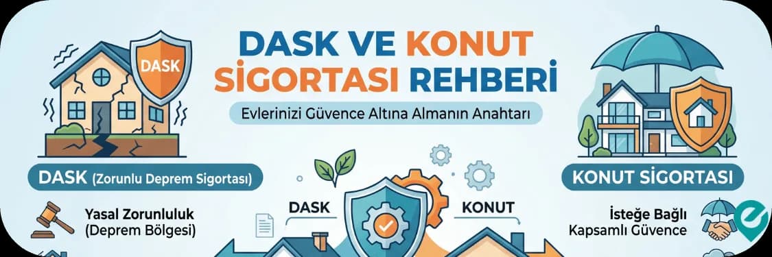 DASK ve Konut Sigortası Rehberi 2026 | Güncel Prim Bilgileri
