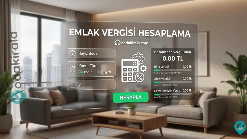 Emlak Vergisi Hesaplama 2026 : Konut, İşyeri, Arsa Oranları ve İnteraktif Hesaplama Aracı