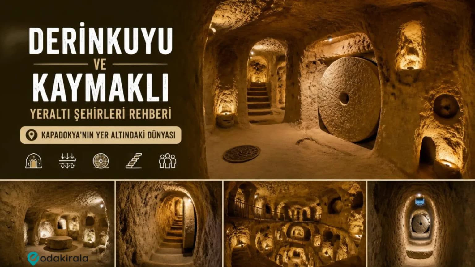 Derinkuyu ve Kaymaklı Yeraltı Şehirleri Rehberi | Kapadokya'nın Yer Altındaki Dünyası