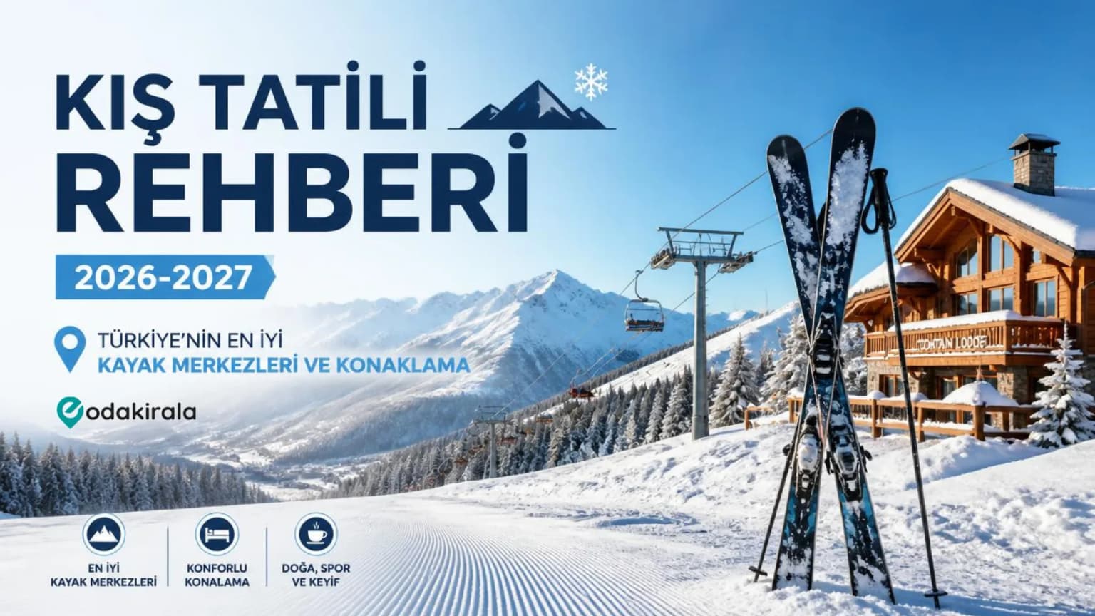 Kış Tatili Rehberi 2026-2027 : Türkiye’nin En İyi Kayak Merkezleri ve Konaklama