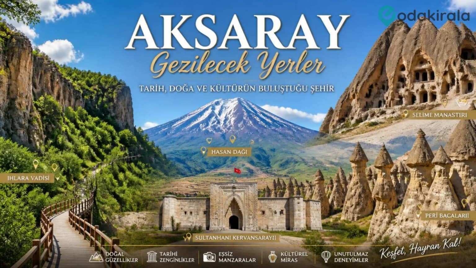 Aksaray Gezilecek Yerler | Kapadokya'nın Batı Kapısı