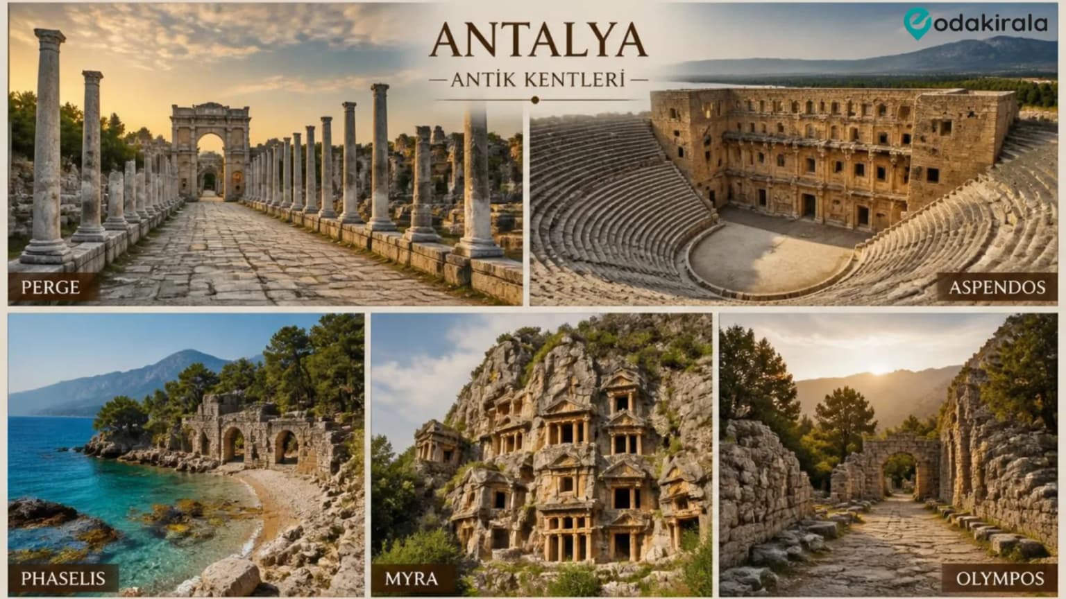 Antalya Antik Kentleri Giriş Ücretleri