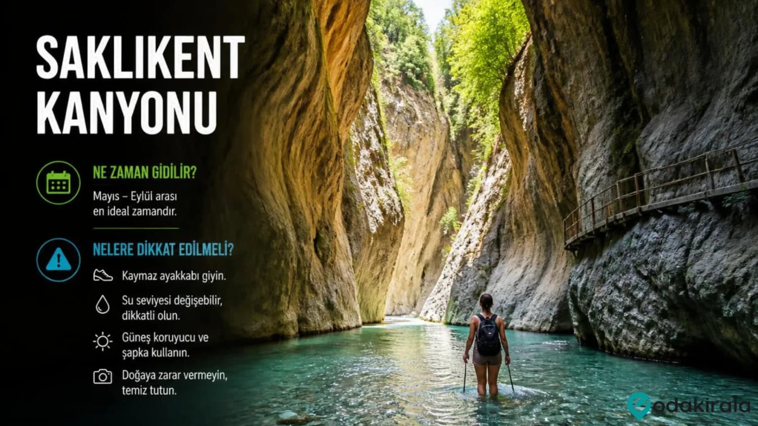 Saklıkent Kanyonu Giriş Ücreti